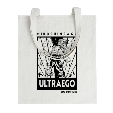 Tote Bag Ede Minmore Dragon Ball Mikoshin Saga ultra ego vegeta - design