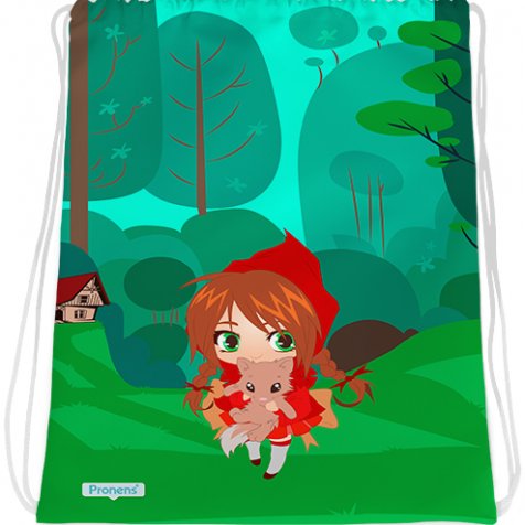 comprar Bolsa mochila guardería personalizada impermeable Caperucita Roja de PRONENS