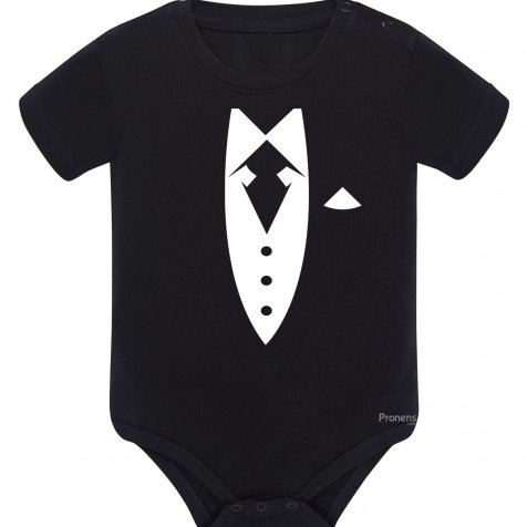 Bodys bebé originales y divertidos Traje tuxedo Esmoquin