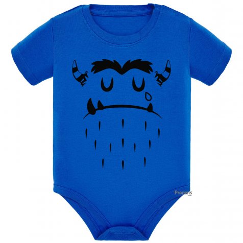Body bebé monstruo de colores azul tristeza - bodys bebé originales y divertidos