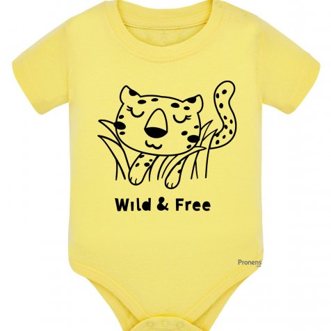 Body bebé Wild leopard - bodys bebé graciosos, originales y divertidos