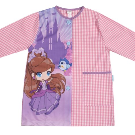 Comprar batas babis escolares Princesa personalizadas con nombre