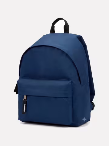 Mochila marino lisa, sin la inicial bordada