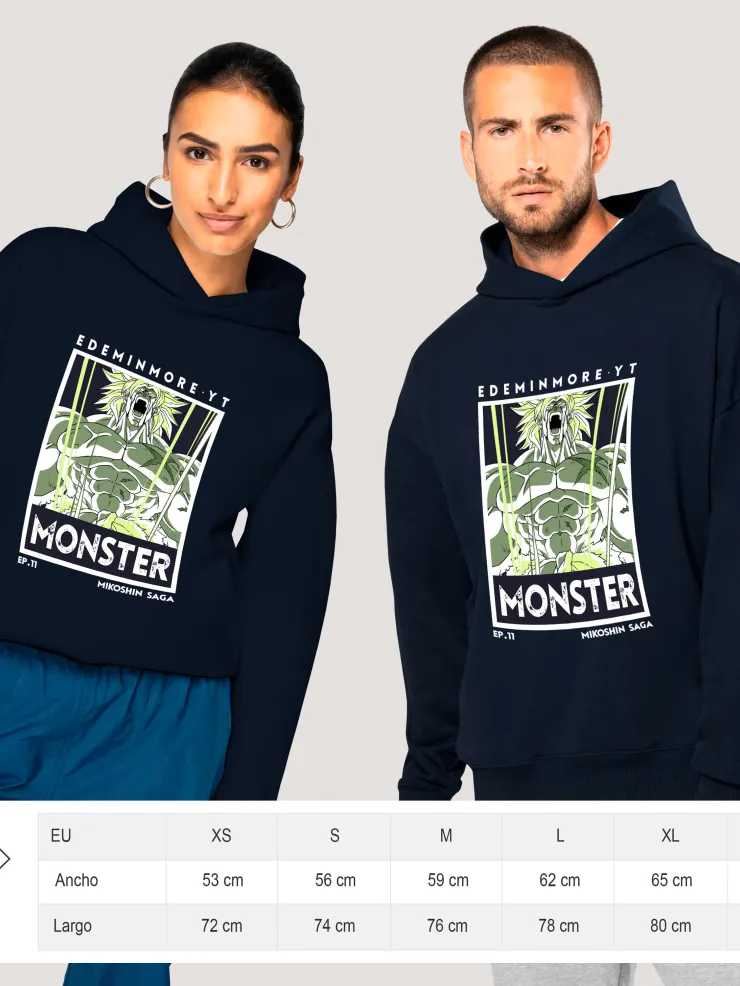 Colección Sudadera oversize con capucha edición limitada Broly Mikoshin Saga Episode 11 - Ede Minmore, foto 4