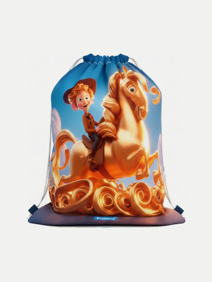 Bolsa impermeable guardería El Dorado, vista de la bolsa cerrada