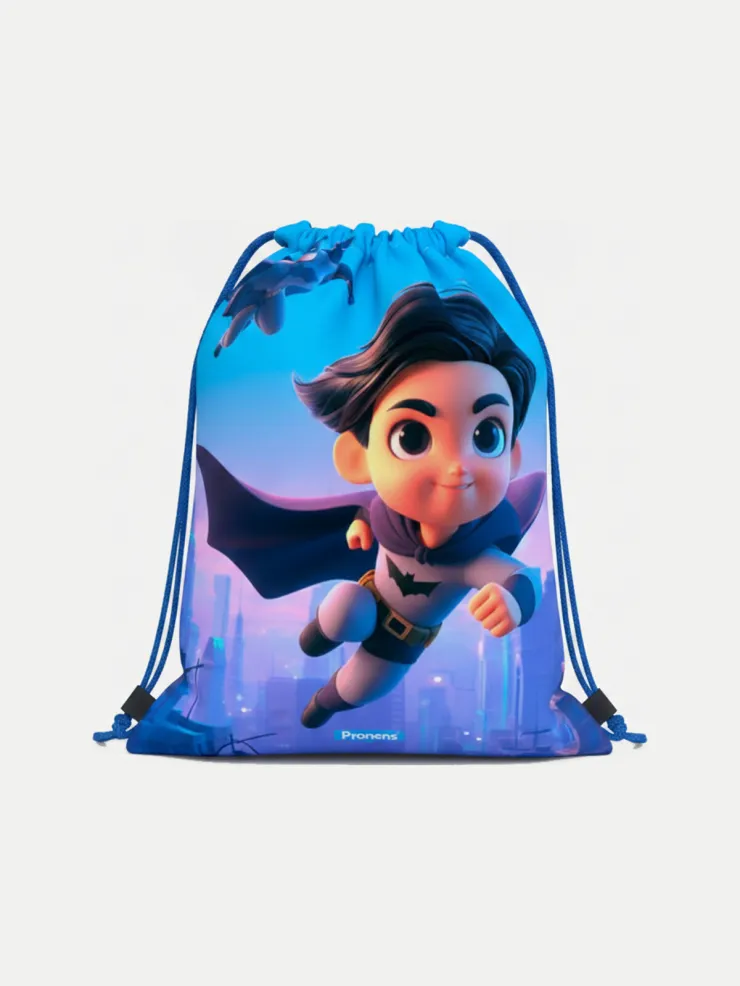 Bolsa impermeable guardería Murciégalo, vista de la bolsa cerrada