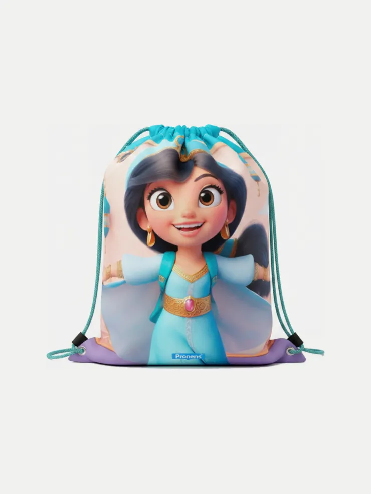 Bolsa impermeable guardería Amira, vista de la bolsa cerrada