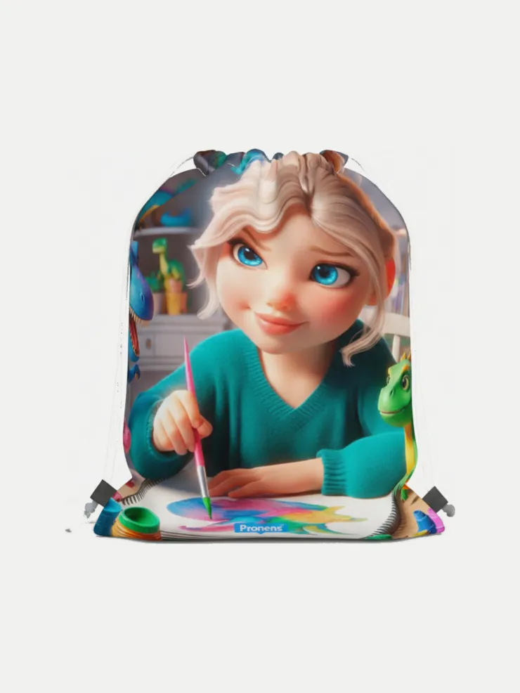 Bolsa guardería impermeable Atelier, vista de la bolsa cerrada