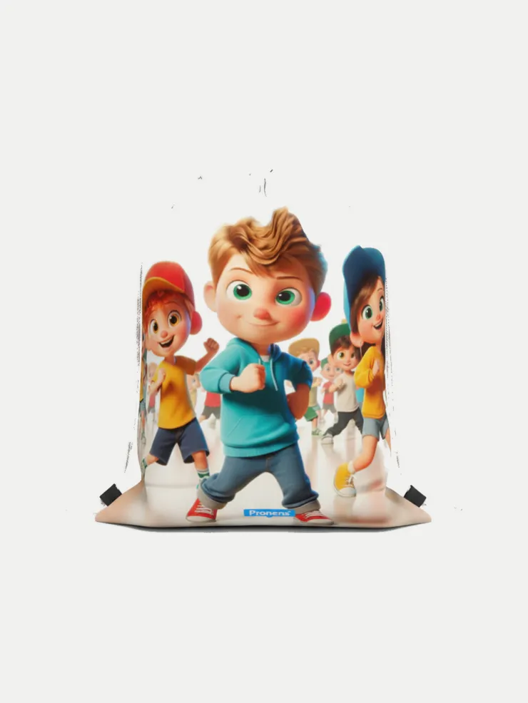 Bolsa guardería impermeable Aram Sam Sam, vista de la bolsa cerrada