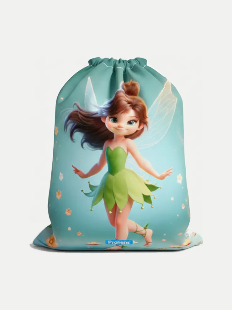 Bolsa guardería impermeable Hada, vista de la bolsa cerrada