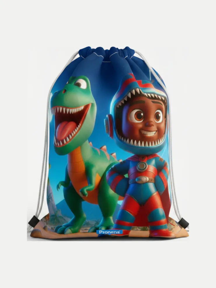 Bolsa impermeable Power Dino, vista de la bolsa cerrada