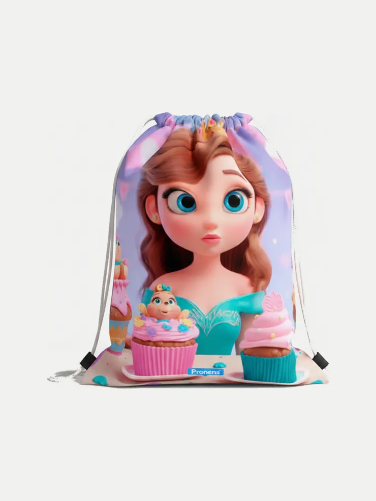 Bolsa impermeable Cupcake, vista de la bolsa cerrada