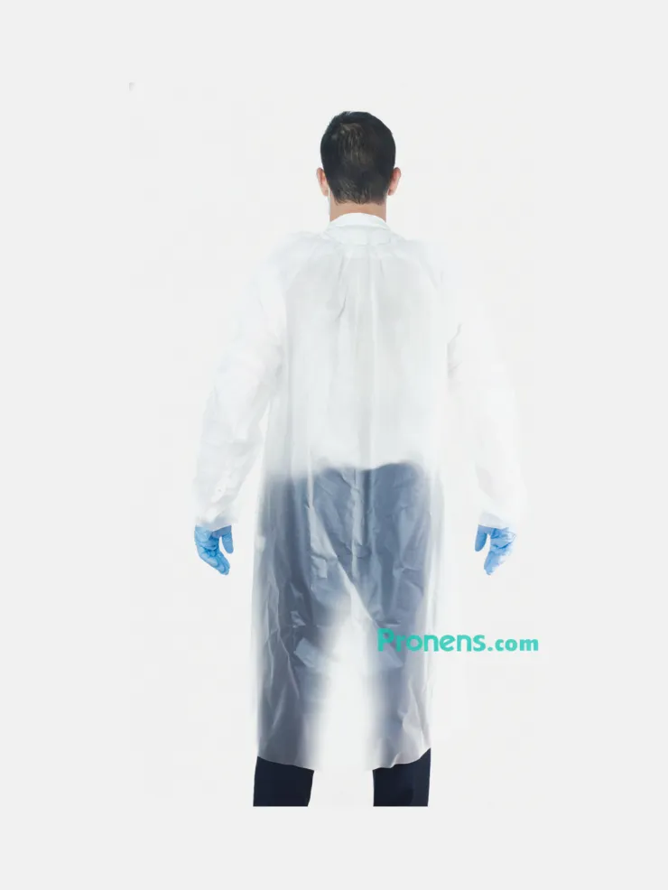 Batas impermeables desechables. Tejido vinilo. Talla adulto (pack 10 unidades), foto 4