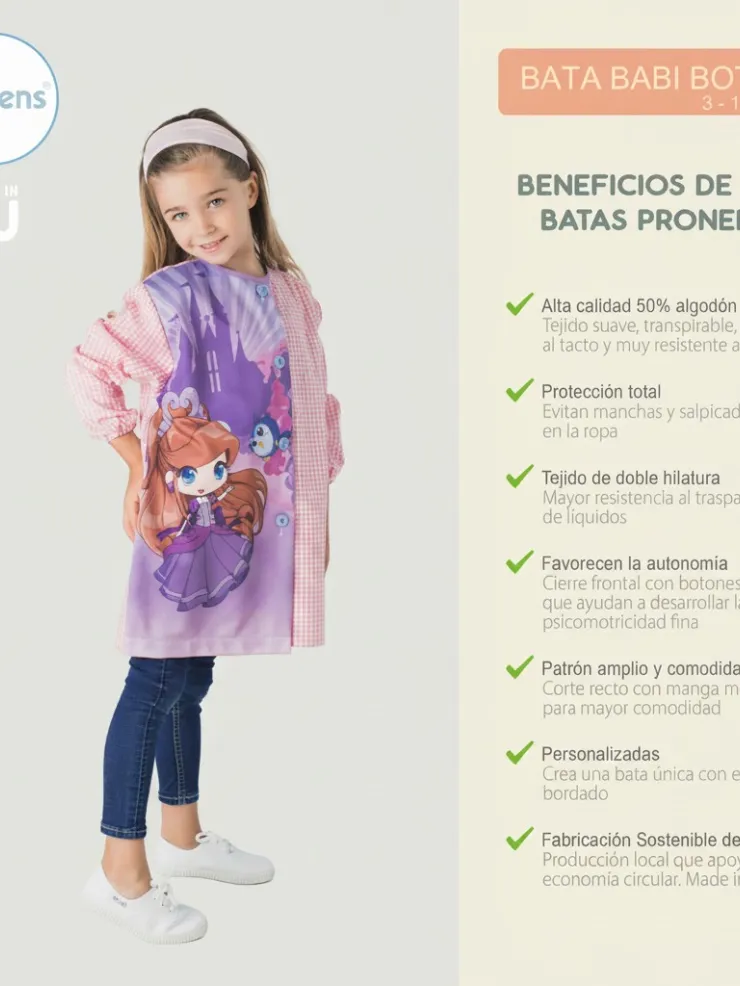 Bata babi escolar Princesa, foto 6