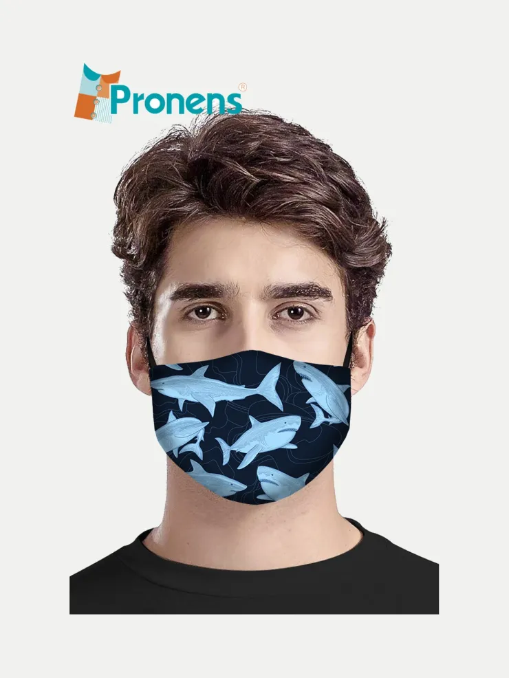 Mascarilla higiénica Tiburón