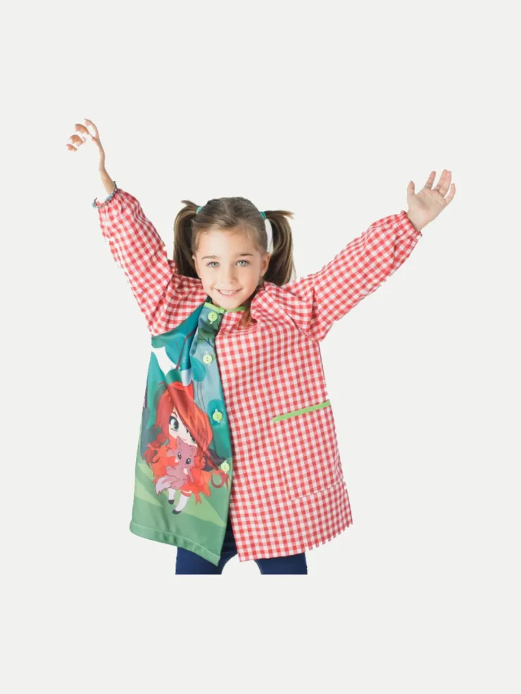Bata babi escolar Caperucita Roja