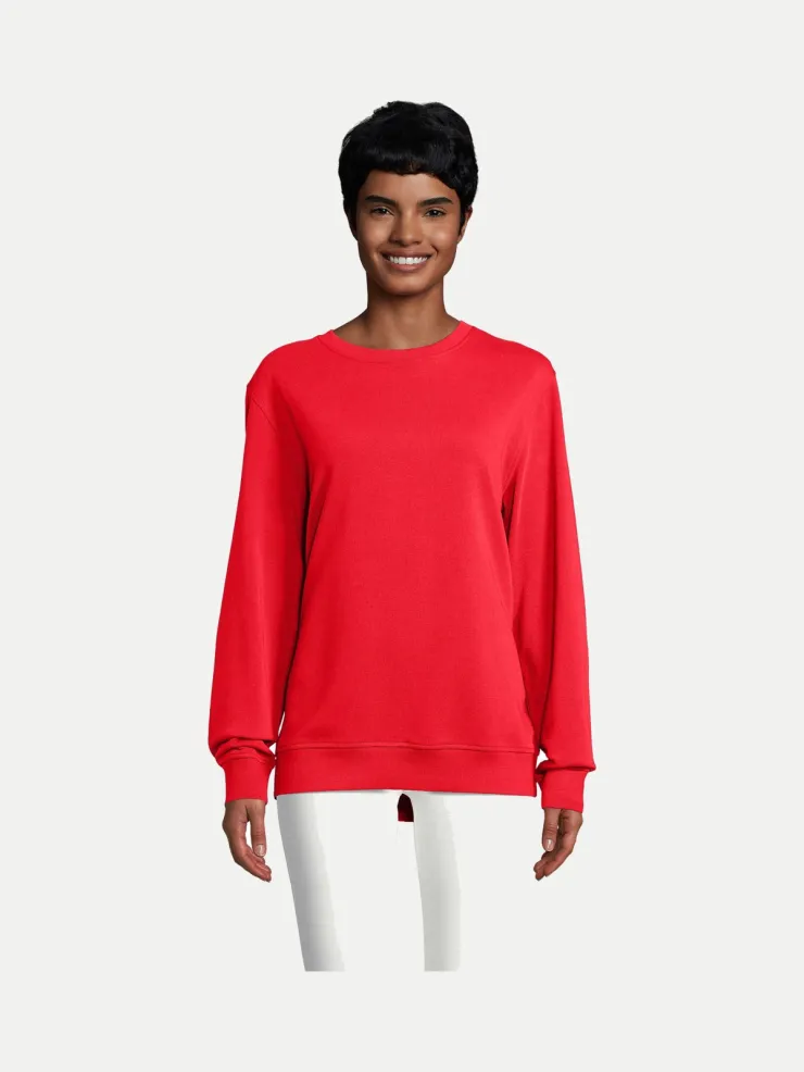 Sudadera roja personalizada con iniciales, foto 4