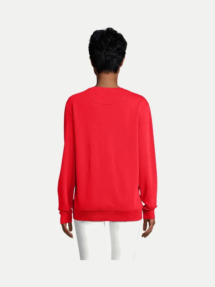 Sudadera roja personalizada con iniciales, foto 5