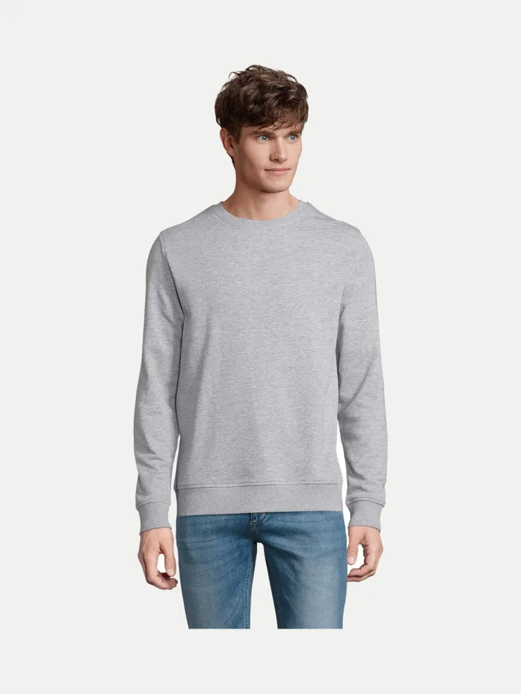 Sudadera gris personalizada con iniciales, foto 4