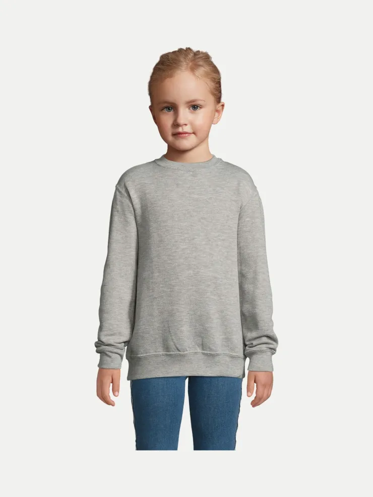 Sudadera gris personalizada con iniciales, foto 3